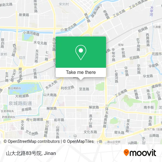 山大北路83号院 map