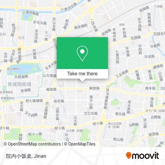 院内小饭桌 map