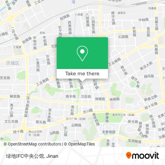 绿地IFC中央公馆 map