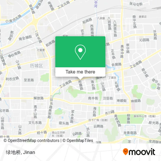 绿地桥 map