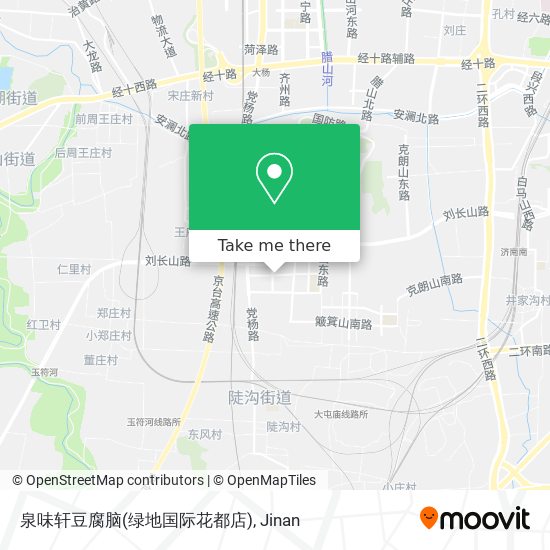 泉味轩豆腐脑(绿地国际花都店) map
