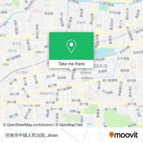 济南市中级人民法院 map