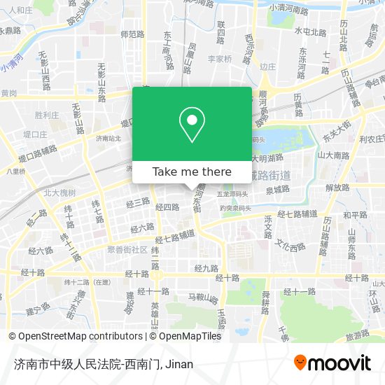 济南市中级人民法院-西南门 map