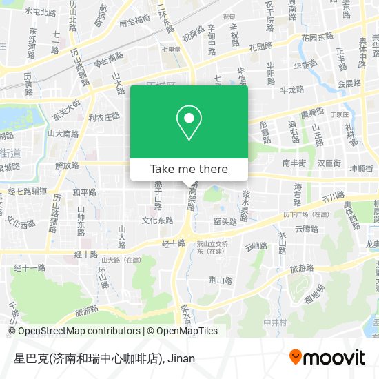 星巴克(济南和瑞中心咖啡店) map