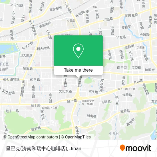 星巴克(济南和瑞中心咖啡店) map
