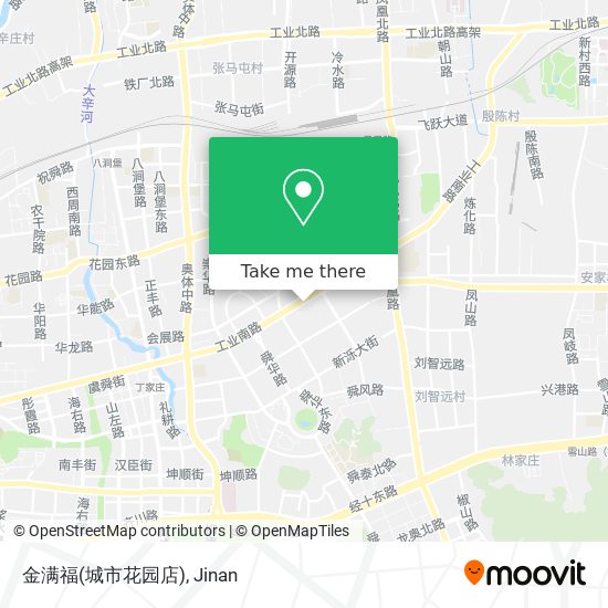 金满福(城市花园店) map
