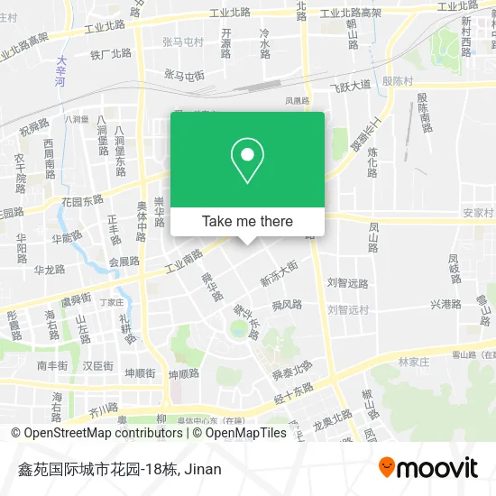 鑫苑国际城市花园-18栋 map