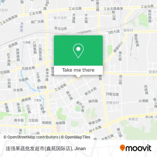 连强果蔬批发超市(鑫苑国际店) map