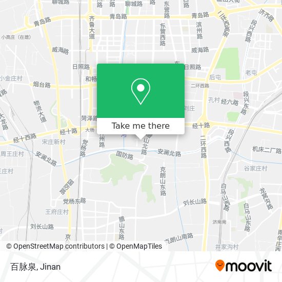 百脉泉 map
