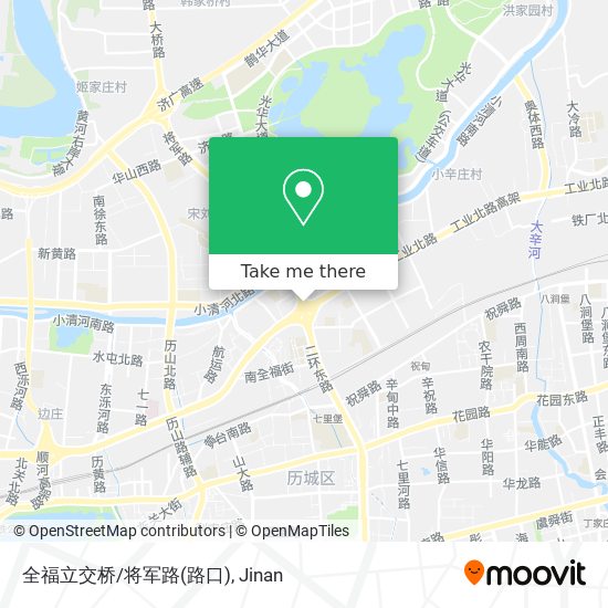 全福立交桥/将军路(路口) map