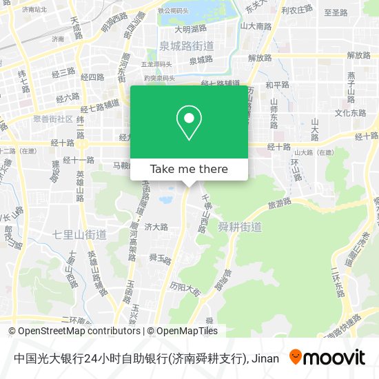 中国光大银行24小时自助银行(济南舜耕支行) map