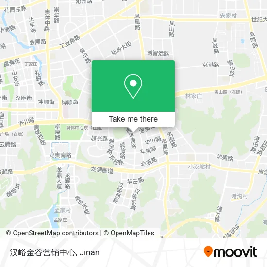 汉峪金谷营销中心 map