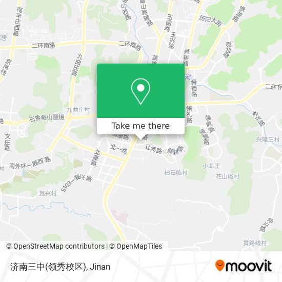 济南三中(领秀校区) map