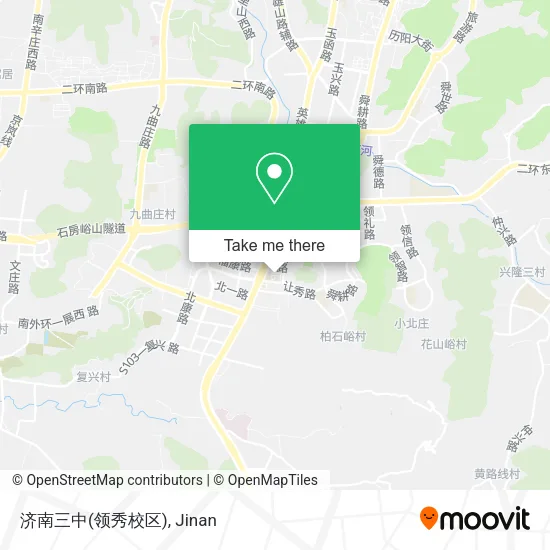 济南三中(领秀校区) map