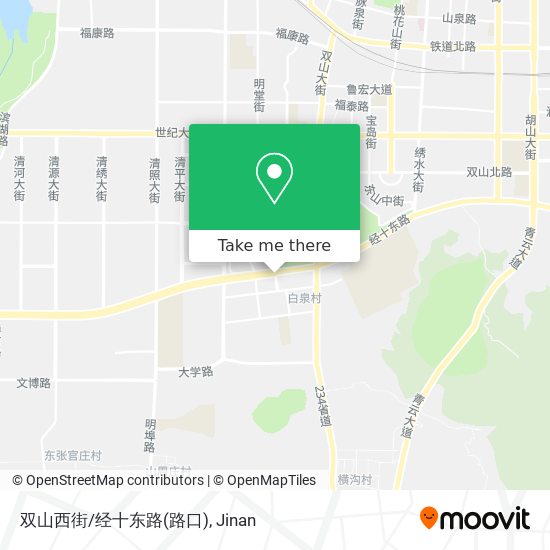 双山西街/经十东路(路口) map