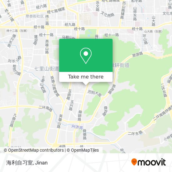 海利自习室 map