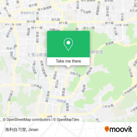 海利自习室 map