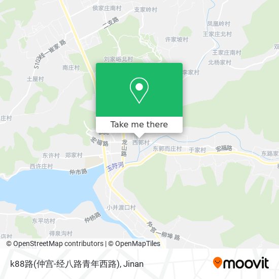 k88路(仲宫-经八路青年西路) map
