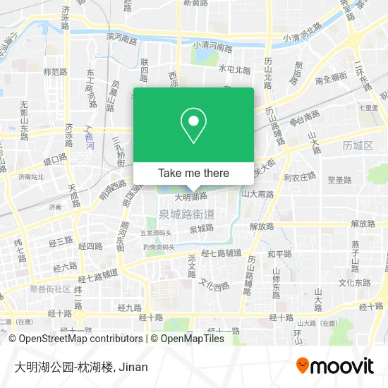 大明湖公园-枕湖楼 map