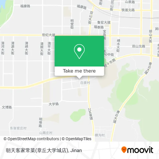 朝天客家常菜(章丘大学城店) map