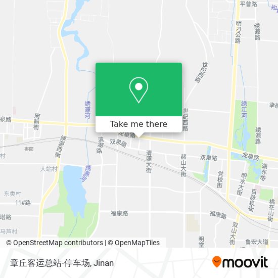 章丘客运总站-停车场 map