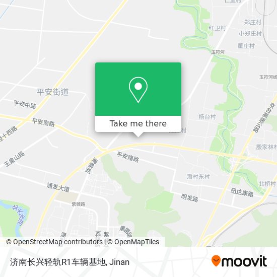 济南长兴轻轨R1车辆基地 map