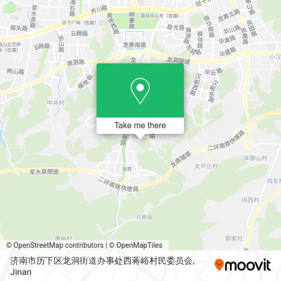 济南市历下区龙洞街道办事处西蒋峪村民委员会 map