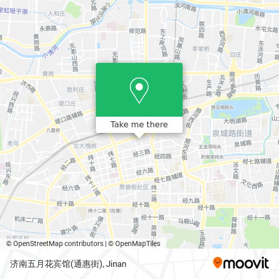 济南五月花宾馆(通惠街) map