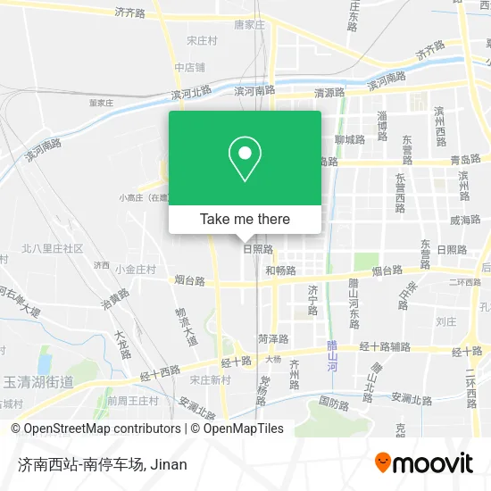济南西站-南停车场 map
