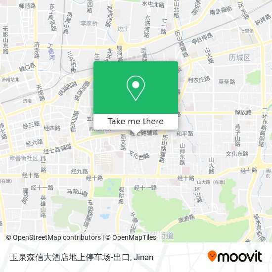 玉泉森信大酒店地上停车场-出口 map