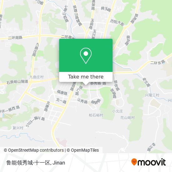 鲁能领秀城-十一区 map