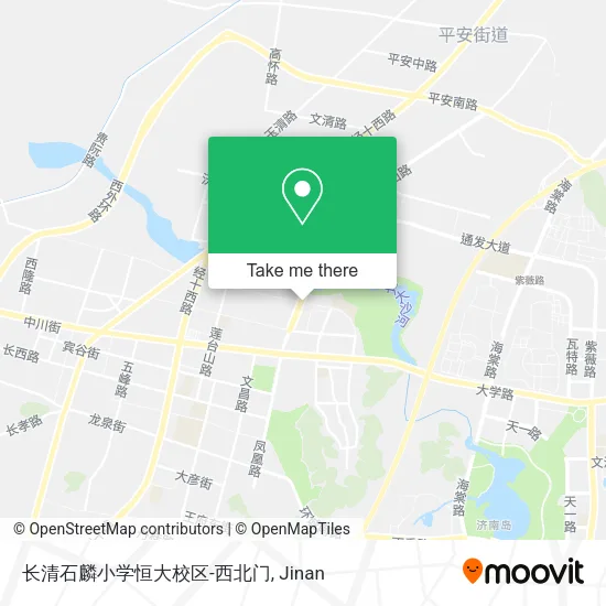 长清石麟小学恒大校区-西北门 map