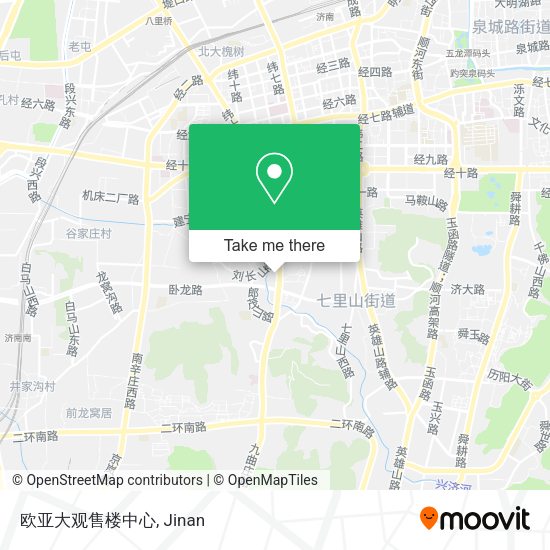欧亚大观售楼中心 map