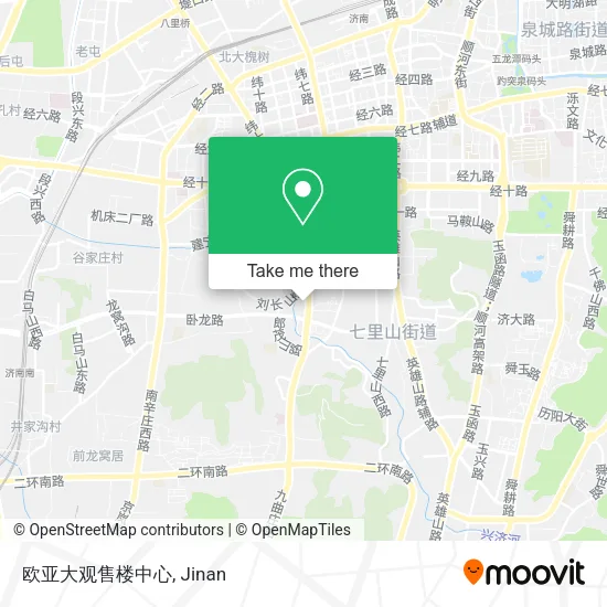 欧亚大观售楼中心 map