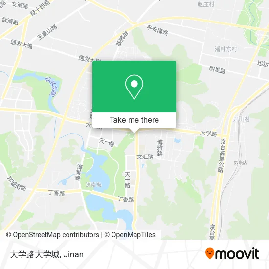 大学路大学城 map