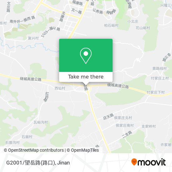 G2001/望岳路(路口) map