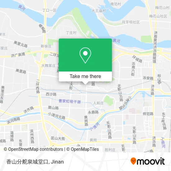 香山分舵泉城堂口 map