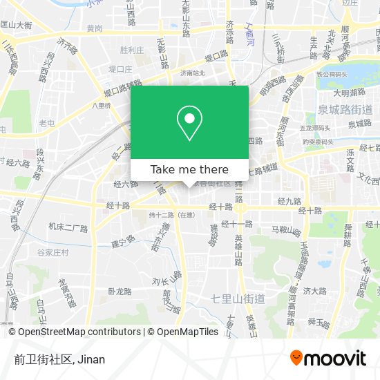 前卫街社区 map