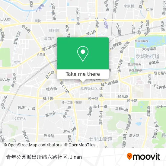 青年公园派出所纬六路社区 map