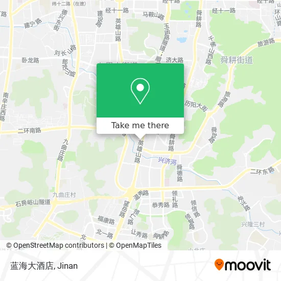 蓝海大酒店 map