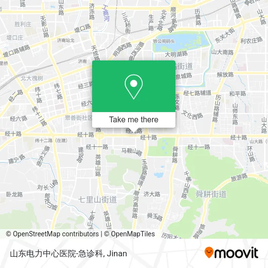 山东电力中心医院-急诊科 map