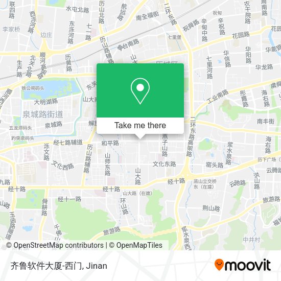 齐鲁软件大厦-西门 map