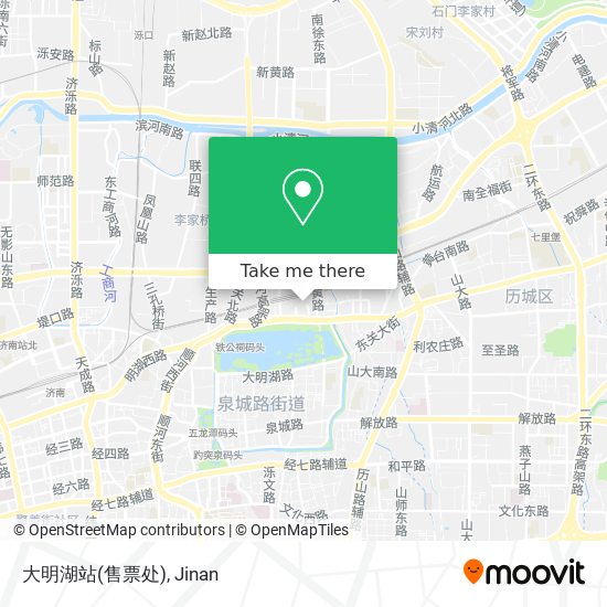 大明湖站(售票处) map