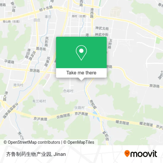 齐鲁制药生物产业园 map