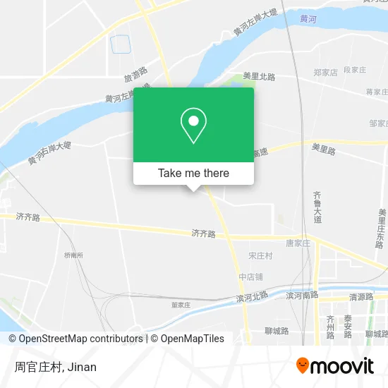 周官庄村 map