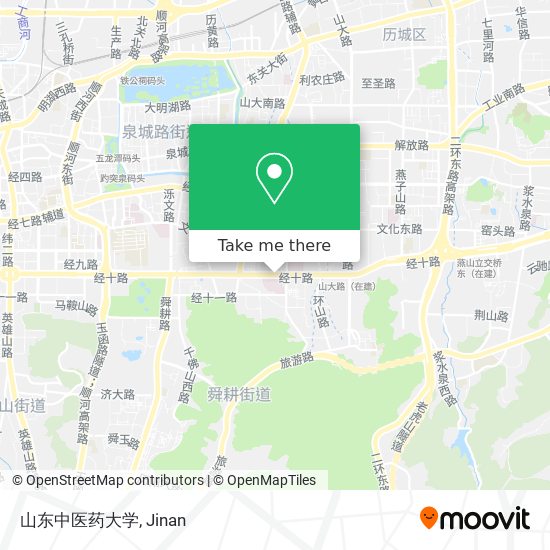 山东中医药大学 map
