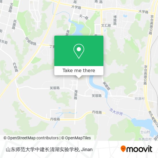 山东师范大学中建长清湖实验学校 map