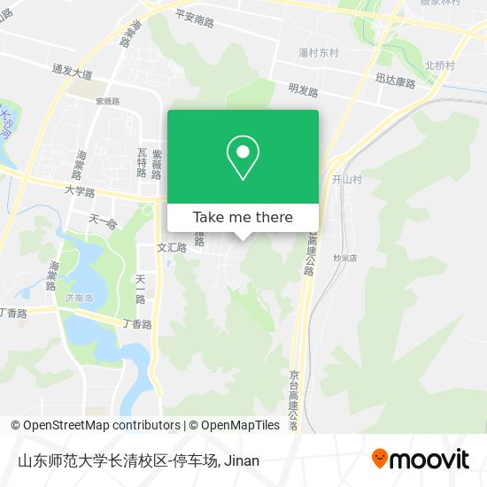 山东师范大学长清校区-停车场 map
