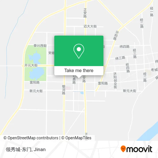 领秀城-东门 map