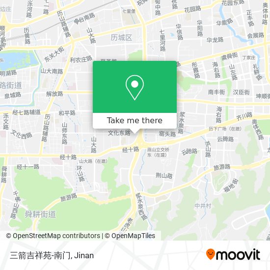 三箭吉祥苑-南门 map